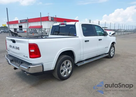 2025 Ram 1500 Big Horn 4X4 5'7 Box from USA, damaged, VIN 1C6SRFFP0SN667363